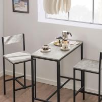 OGT03-N Juegos de Muebles Altas, Mesa de Cafetería, Juego de Balcón de 3 Piezas, Juego de Bar, 1 Mesa y 2 Sillas, ES - details 19