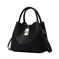Bolso De Hombro Para Mujer Gran Capacidad Bolso De Mano Con Patrón De Lichi Bolso Cruzado De PU Bolsa Mensajera Para Dama - details 11