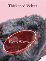 Zapatos de senderismo impermeables para mujer, Botines de cuero para mantener el calor al aire libre, Botas de senderismo de nieve cálidas de felpa antideslizantes, Invierno - details 7