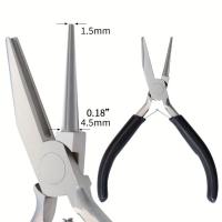 Mini alicates de bobinado de alambre con mango ergonómico, buen rendimiento de rebote, alicates para doblar alambre de acero al carbono, profesionales y duraderos - details 2