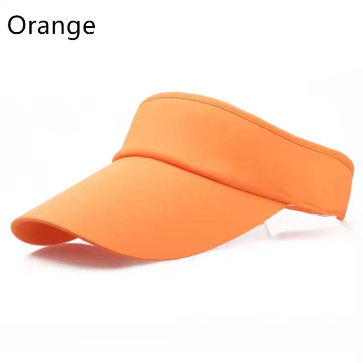 Visera superior vacía para el Sol, sombrero Deportivo plegable para correr, ajustable, tenis, Golf, Diadema, Unisex, secada - 1
