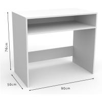 Ordenador, Mesa Juvenil 90cm (Blanco) - details 3