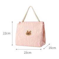 Maternidad lindo oso ligero portátil bolsos momia al aire libre almacenamiento de pañales bolsas de almuerzo aisladas - details 4