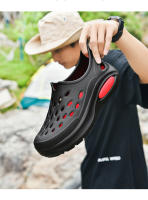 Sandalias Gruesas de Suela con Agujero para Hombres y Mujeres Moda de Playa, Deportes de Ocio, Temperamento Versátil, Pisando Caca - details 33