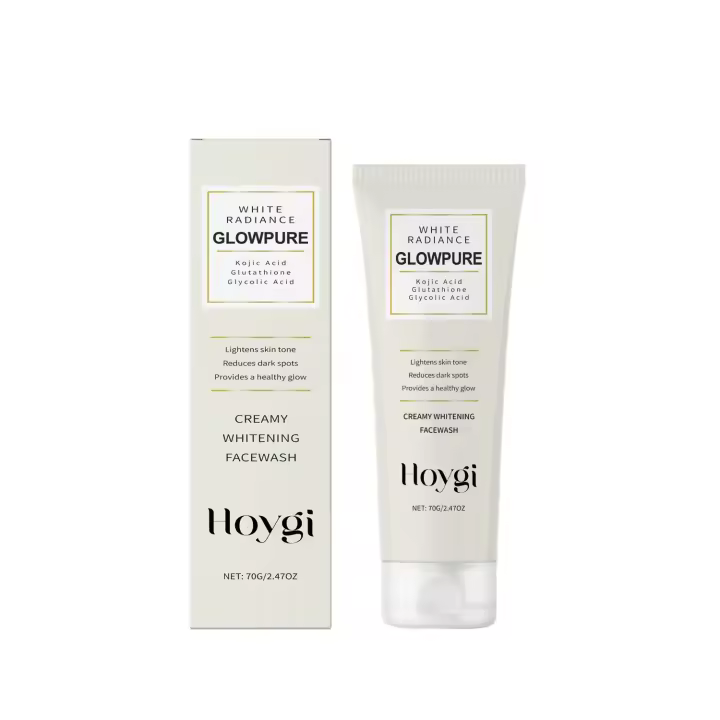 HOYGI Glutathione Facial con ingredientes suaves limpia los poros, refresca y limpia la piel, limpiador hidratante. - 1