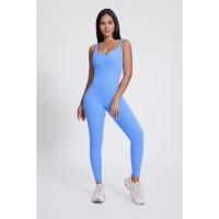Mono deportivo de yoga con tirantes, ropa deportiva de una pieza, mallas largas, ropa deportiva personalizada para fitness - details 12