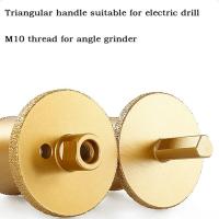 1 Abridor De Agujeros, Broca Para Amoladora, Broca Para Agujeros De Diamante Soldado, Brocas De Sierra Para Azulejos De Mármol, Abridor De Agujeros Para Lavabo, Taladro De Diamante - details 15