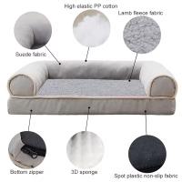 Sofá cuadrado para perro, cama para dormir profundamente, estera gruesa y cálida para perros pequeños, medianos y grandes - details 1