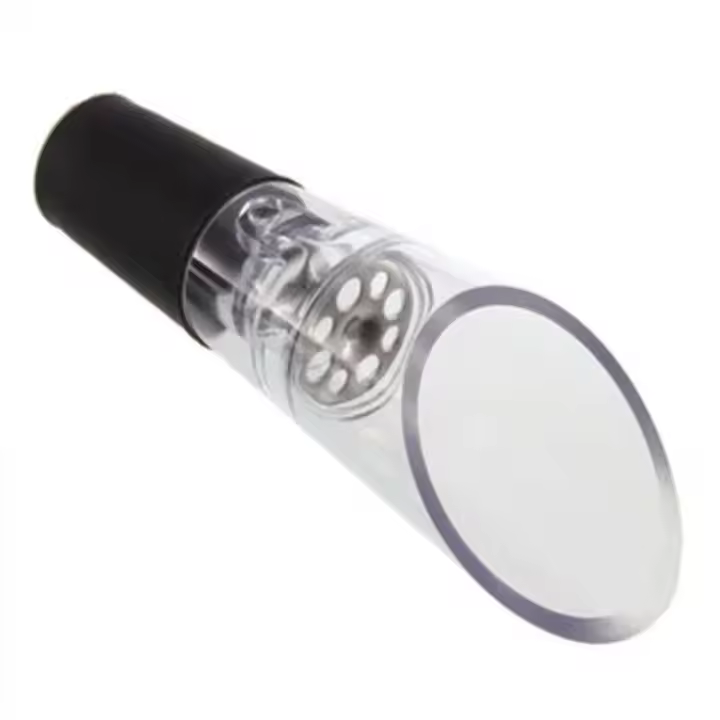 Dispositivo de aterciopelamiento rápido acrílico para botellas, accesorios de aireador portátil, color rojo, novedad - 1