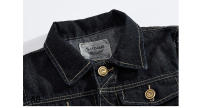 Chaleco vaquero de algodón para hombre primavera-verano estilo retro - details 4