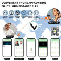 Aplicación Control remoto Masajeador de próstata Juguetes sexuales Herramientas de masturbación masculina femenina para gays Vibración de 9 frecuencias Doble motor Butt Plug Productos para adultos - details 2