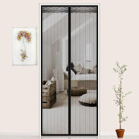 Cortina mosquitera Para Puerta,cortina de Puerta magnética,con Imanes de Cierre Automático y velcro - details 3