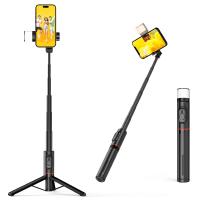 PALO SELFIE CON LUZ Trípode para selfies con luz de relleno, soporte portátil para teléfono, soporte de aluminio para teléfono, palo para selfies para teléfonos inteligentes - details 1
