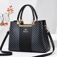 Bolso de mano elegante y atmosférico, bandolera de hombro grande retro con estampado a la moda, mochila de lujo de alta gama - details 1