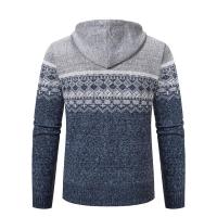 Chaqueta cálida de otoño e invierno para hombre, cárdigan de punto con capucha y chaqueta de algodón polar - details 6