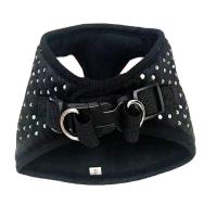 Arnés perro, decoración de diamantes pequeños, suave y transpirable, chaleco, arnés perros, Collar correa el pecho para - details 3