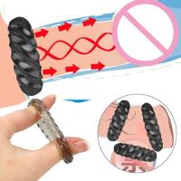 Leten 3 unids/set cuenta masculina retrasar la eyaculación anillo de erección de silicona duradero juguetes sexuales para hombres adultos juego 18+ - details 0