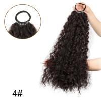 Peluca de cola de caballo Afro rizada permanente de maíz, extensión de cola de caballo, banda para el cabello, cola de caballo rizada ondulada larga, postizo de cola de poni Natural falso - details 11