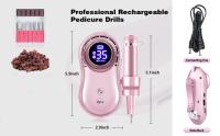 Máquina pulidora de uñas con pantalla LCD, herramienta recargable para manicura, portátil, 35000RPM - details 8