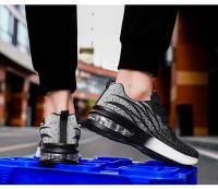 Zapatillas de moda para hombre Fly Weave Suela suave transpirable Antideslizante Zapatillas de deporte ultra ligeras Air Cushion Running Shoes - details 20