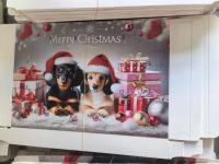Calendario de Adviento de Navidad 2024,con 24 encantadores colgantes de perro salchicha, adornos de árbol de Navidad para decora - details 3