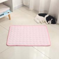 Suministros para mascotas, almohadilla de hielo transpirable para mascotas, antideslizante, resistente a mordeduras, estera de refrigeración para perros, almohadilla de hielo refrescante suave a prueba de humedad para perros, verano - details 12