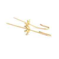 Ganchos de Pendientes de Estrella de Bronce de Alta Calidad Diy Joyería Hazte Tú Samex 18K Oro Color Brass Accesorios de Collar y Pendientes para Mujeres - details 47