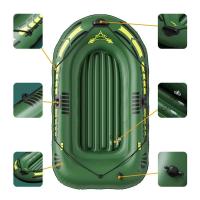 Bote inflable portátil para pesca, bote de Kayak, canoa, balsa para lago con bomba de extracción para adultos - details 4