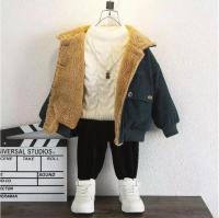 Chaqueta de Piel de Pana para Niños Cálida Abrigo de Invierno Moda infantil de Alta Calidad - details 9