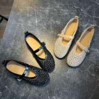 Diamantes de imitación Mary Jane zapatos de malla transpirable de hadas zapatos casuales de las mujeres de moda versátil solo zapatos - details 4