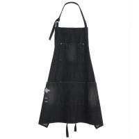 Uniforme unisex delantal de mezclilla simple para cocinar ideal para cocina, belleza, uñas, café - details 6