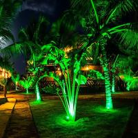 Luces LED de jardín impermeables para exteriores, foco con punta IP65, 3W, 220V, 4 piezas, Lámpara decorativa de paisaje, color verde - details 1