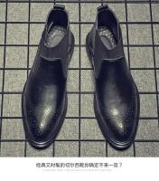 Botas Chelsea de cuero de ante premium para hombre, tobillo de moda de diseñador italiano, 2021 - details 5