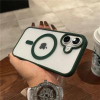 Funda transparente Magsafe de lujo para iPhone 11, 12, 13, 14, 15 16 Pro Max Mini Plus, funda de parachoques con carga inalámbrica magnética - details 8