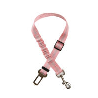Cinturón De Seguridad Para Perros De Nylon Duradero Ajustable Y Reflectante Para Viajes En Coche Para Pequeños Y Grandes Perros Y Puppies Lead Elástico Para Bulldog Francés - details 3