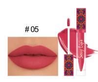 Gloss de Labios Mate Rosa Estilo Bohemio Duradero Impermeable Labial Hidratante No Pegajoso de Color Vibrante - details 8
