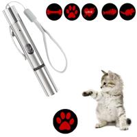 Suministros de proyección láser para gatos, multipatrón, carga USB, herramienta de entrenamiento para mascotas, juguete de luz interactiva, puntero láser, juguetes para gatos - details 4