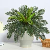 Rama de palmera Artificial de 45cm, planta Tropical, hojas de árbol de coco de plástico, plantas artificiales grandes realistas, decoración de jardín y hogar - details 3