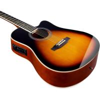 4/4 Guitarra Electroacústica para Adultos Zurdos, Guitarra Principiante Folk con Accesorios Completos (41 Pulgadas) - details 16