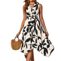 vestido estampado de verano de moda para mujer - details 1