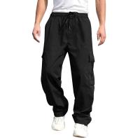 Europa y los Estados Unidos hombres nueva primavera otoño jóvenes calle hombres pantalones casuales moda suelta pantalones de tubo recto monos - details 6