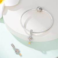 Nuevos Dijes de Plata de Ley 925 Diseño de Abrazo de Amor Zirconia Joyería de Mujer DIY Pulseras - details 92