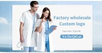 Uniforme para enfermería de Hospital, Tops para cirugía, camisas de manga corta para mujer, ropa de trabajo para clínica Dental, blusa de enfermera, ropa de médico negra - details 0