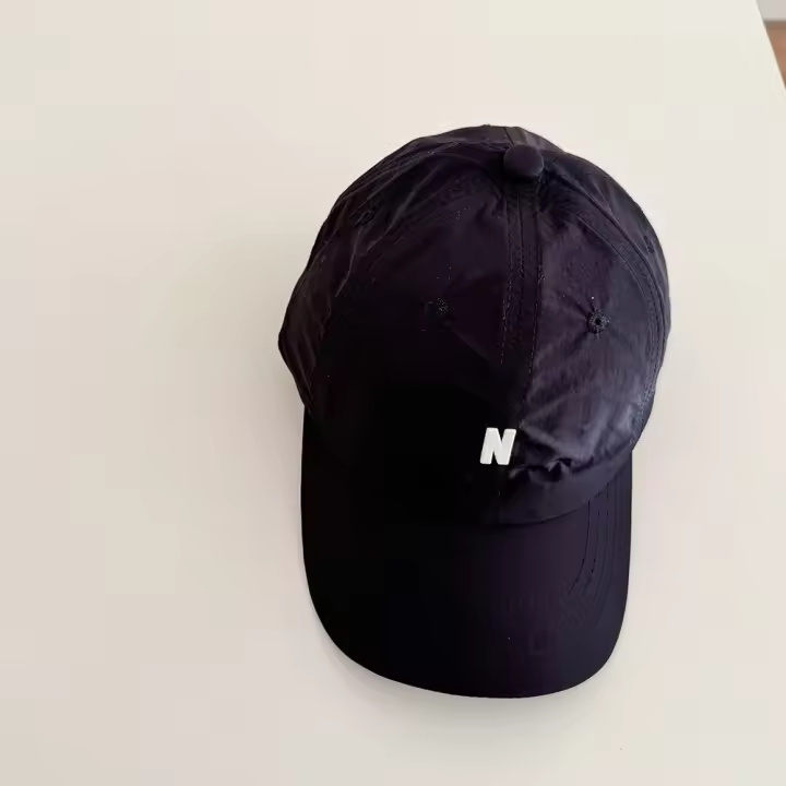 Gorra de béisbol Simple de Color caramelo para niños, gorra de verano con letras N para niños y niñas, gorra con visera de secado rápido para exteriores, gorra con protección solar para niños - 1