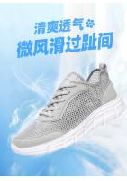 Zapatos de malla de verano para Hombre, Zapatillas ligeras transpirables, zapatos informales con cordones para caminar, Tenis masculinos, Zapatillas para Hombre - details 2
