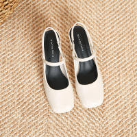 Zapatos de tacón cuadrado con tiras y charol con punta cuadrada - details 31