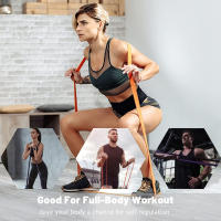 Conjunto de banda de resistencia de látex resistente para ejercicio elástico, banda de asistencia para dominadas, entrenamiento pesado, equipo de Fitness - details 5