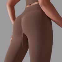 Pantalones de yoga sin costuras para mujer, ropa deportiva Fiess, leggings de cintura alta, pantalones de ejercicio para correr, 11 colores - details 6
