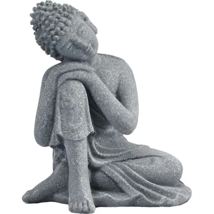 Estatua de Buda Natural para paisajismo, accesorios de Acuario, estatua de Buda, decoración Zen - 1