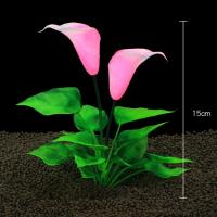 Plantas artificiales de decoración para acuario, hierba de agua subacuática, plantas acuáticas de plástico para decoraciones de acuario y pecera - details 7
